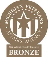 michigan veterans affairs agency 2022 veteran friendly employer bronze